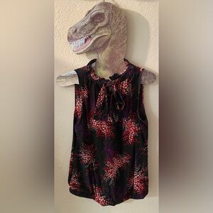 Gemma Silk Botanical Fireworks Blouse